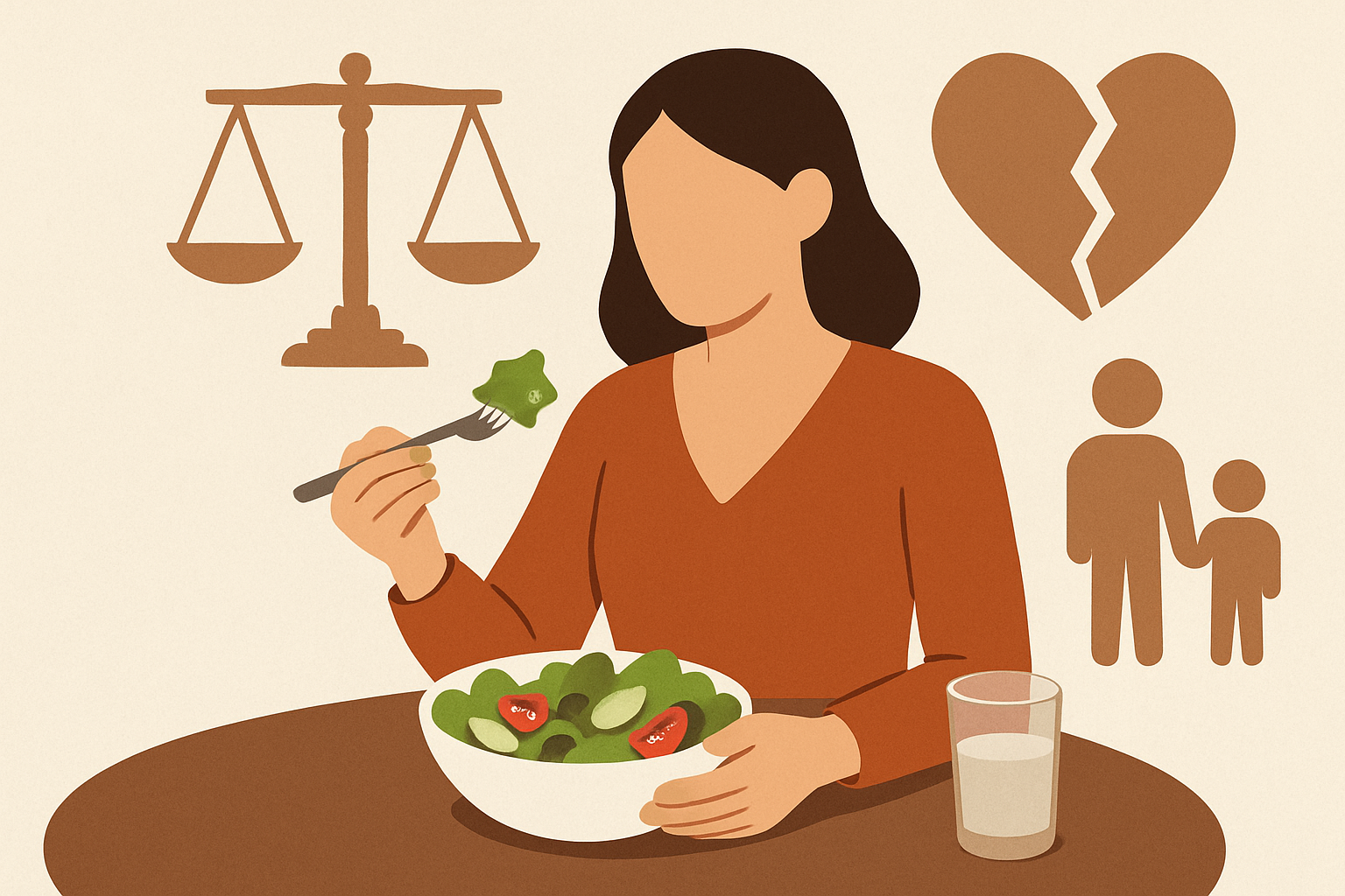 Alimentation anti-stress pendant le divorce : guide 2026