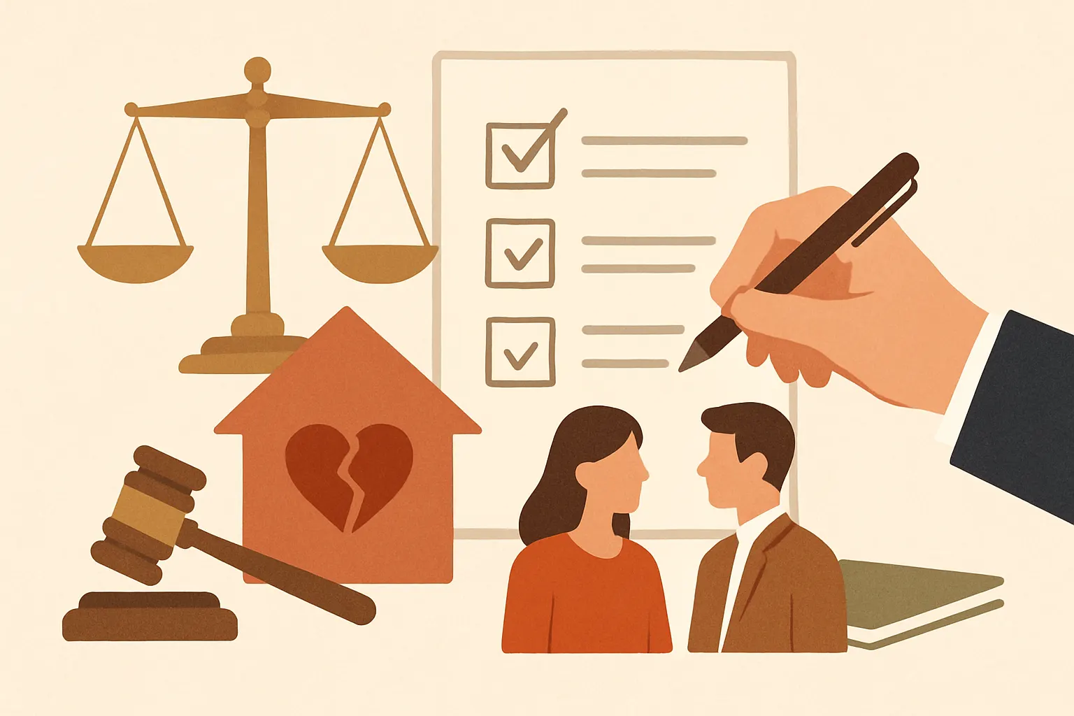 Checklist divorce amiable 2026 : tout préparer avant de se lancer