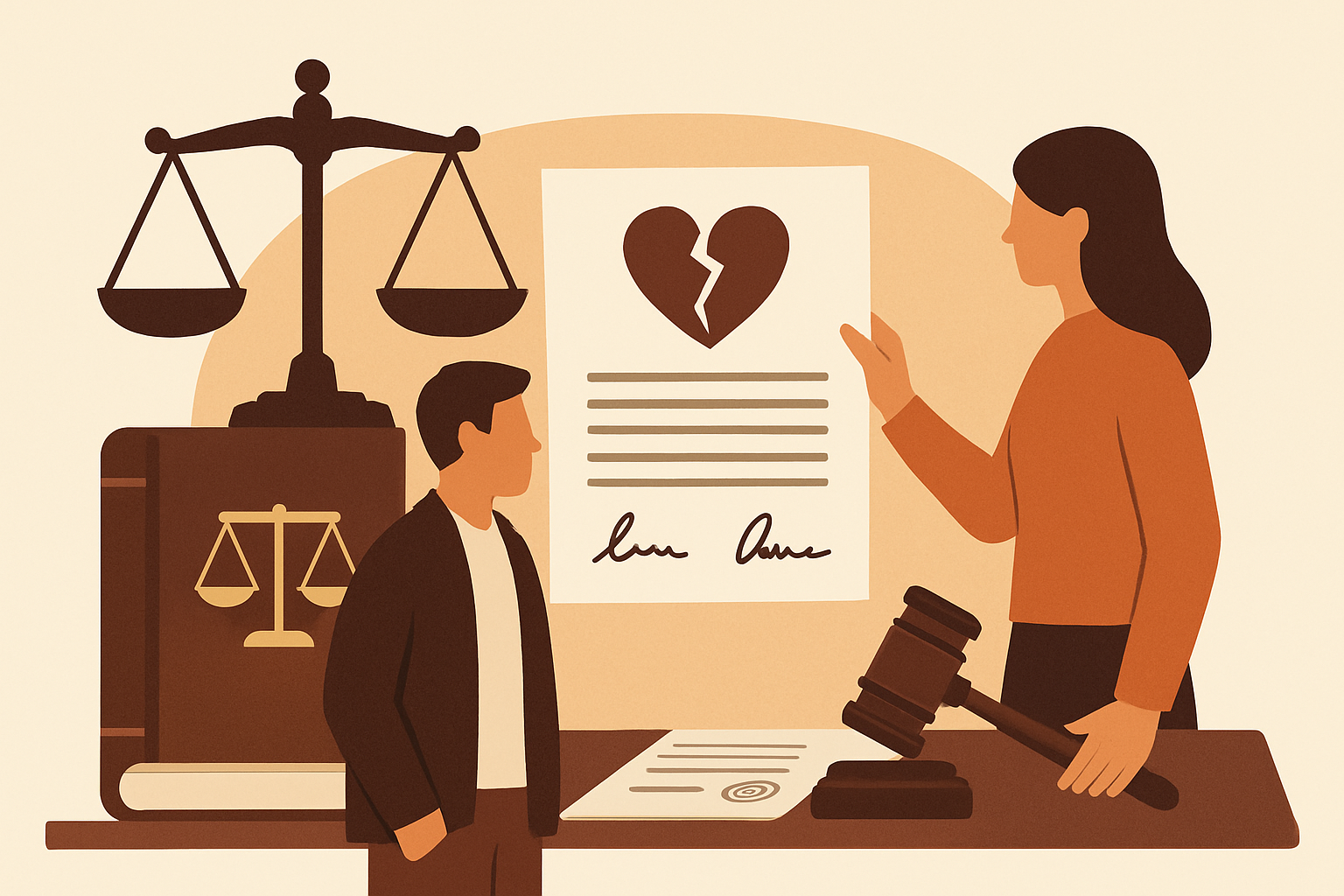 Convention de divorce par consentement mutuel : contenu et clauses 2026