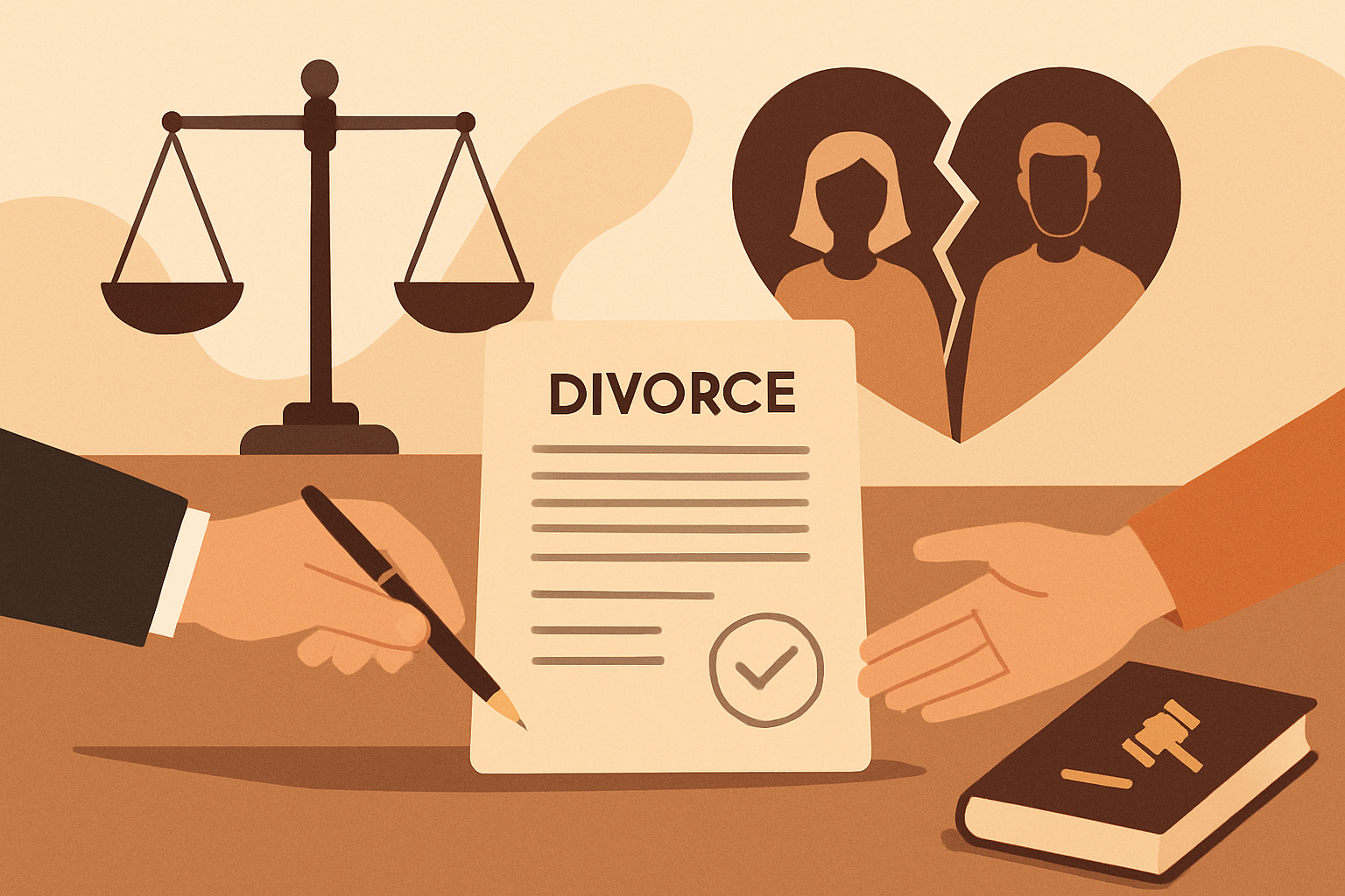 Convention de divorce par consentement mutuel : guide 2026