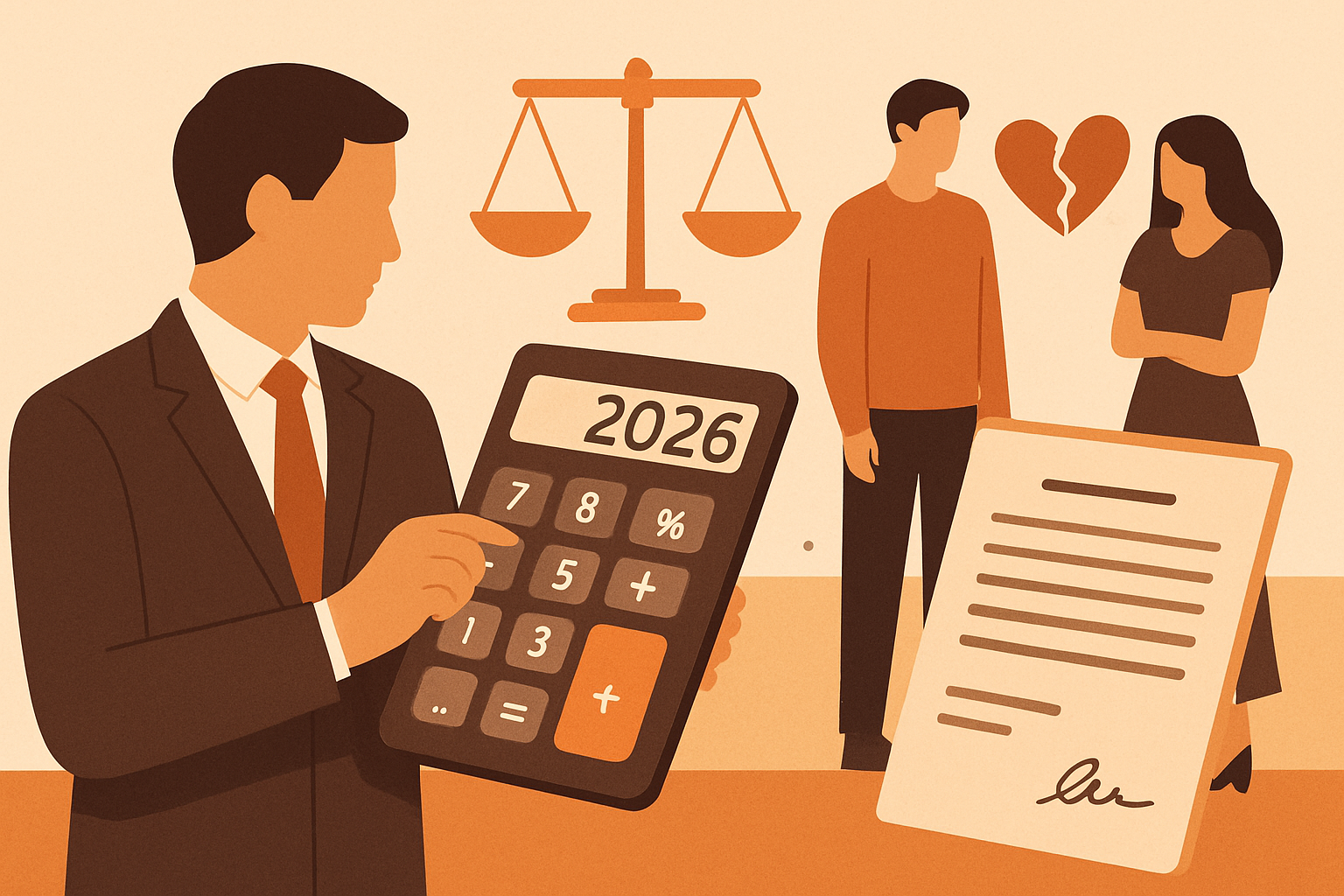 Coût du divorce à l'amiable en 2026 : tarifs complets
