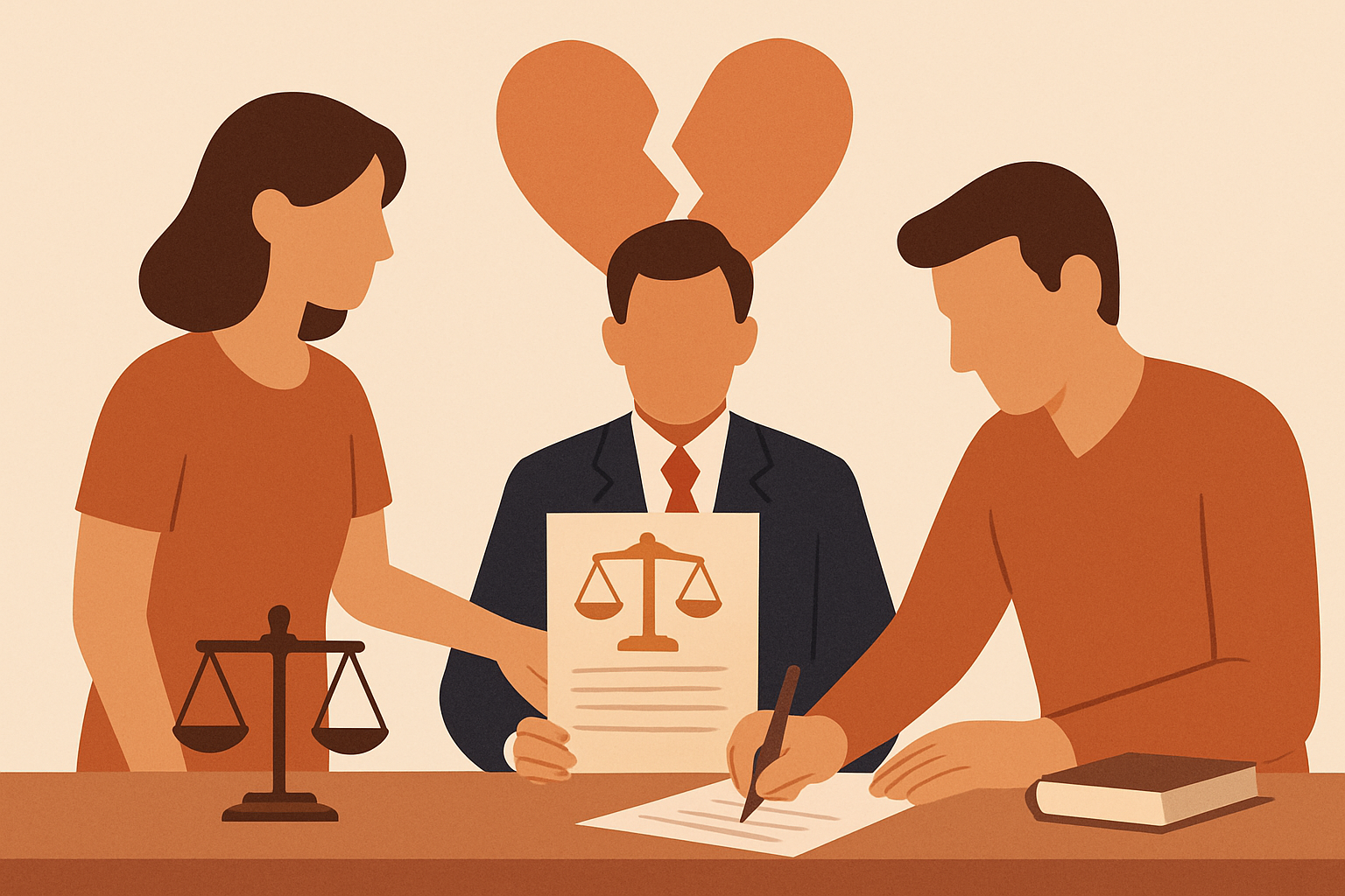 Divorce amiable sans bien ni enfant : procédure simplifiée 2026