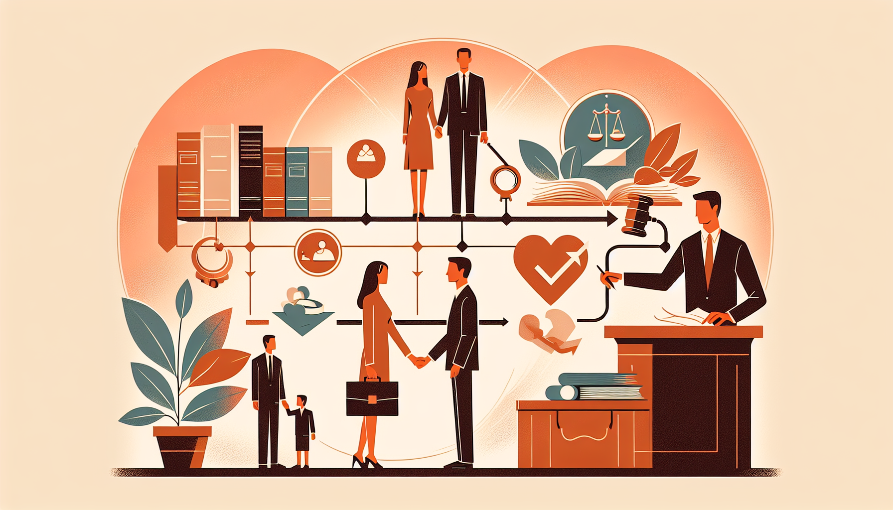 Divorce amiable : timeline complète de la procédure