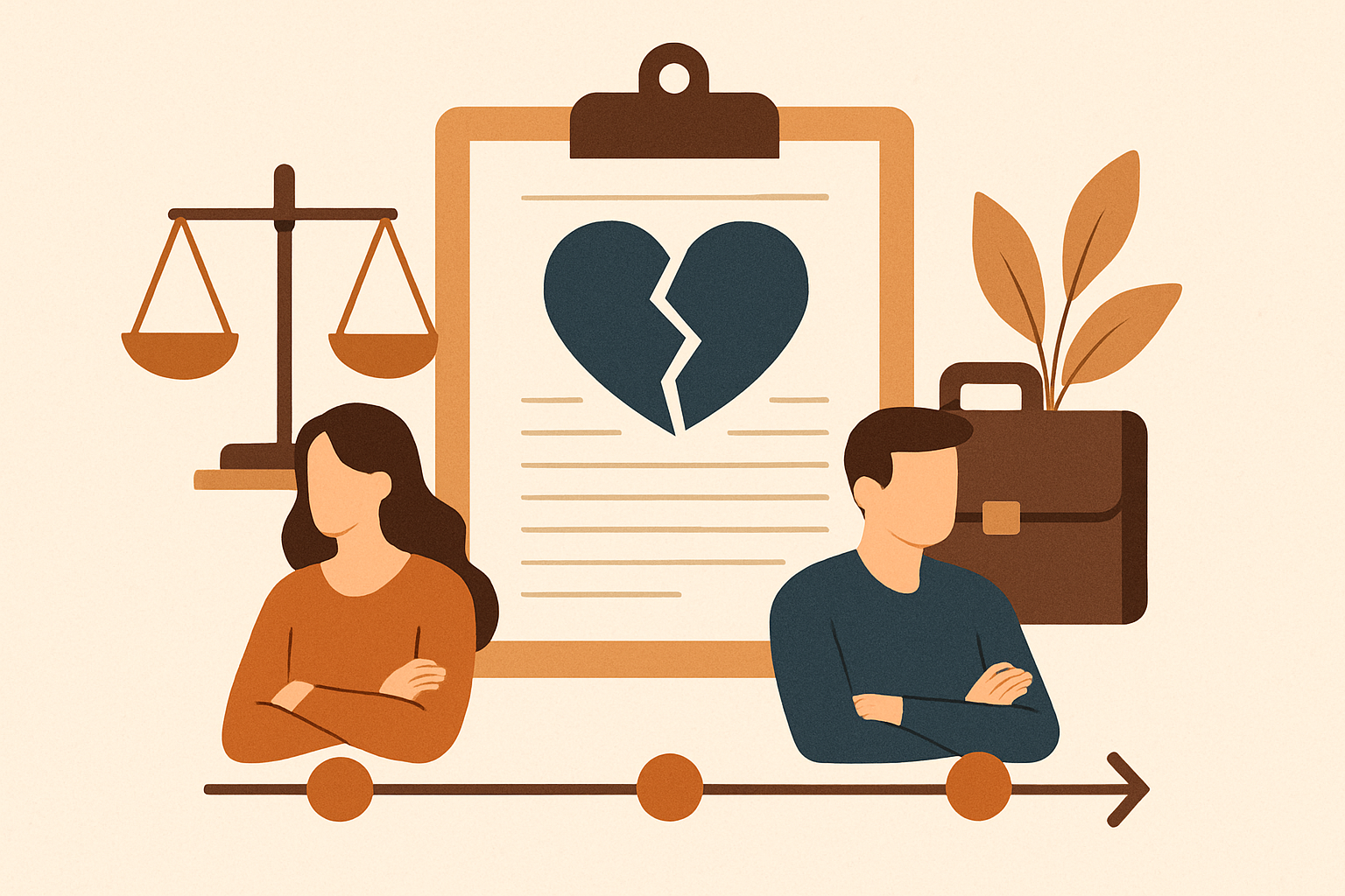 Divorce amiable : timeline complète de la procédure 2026