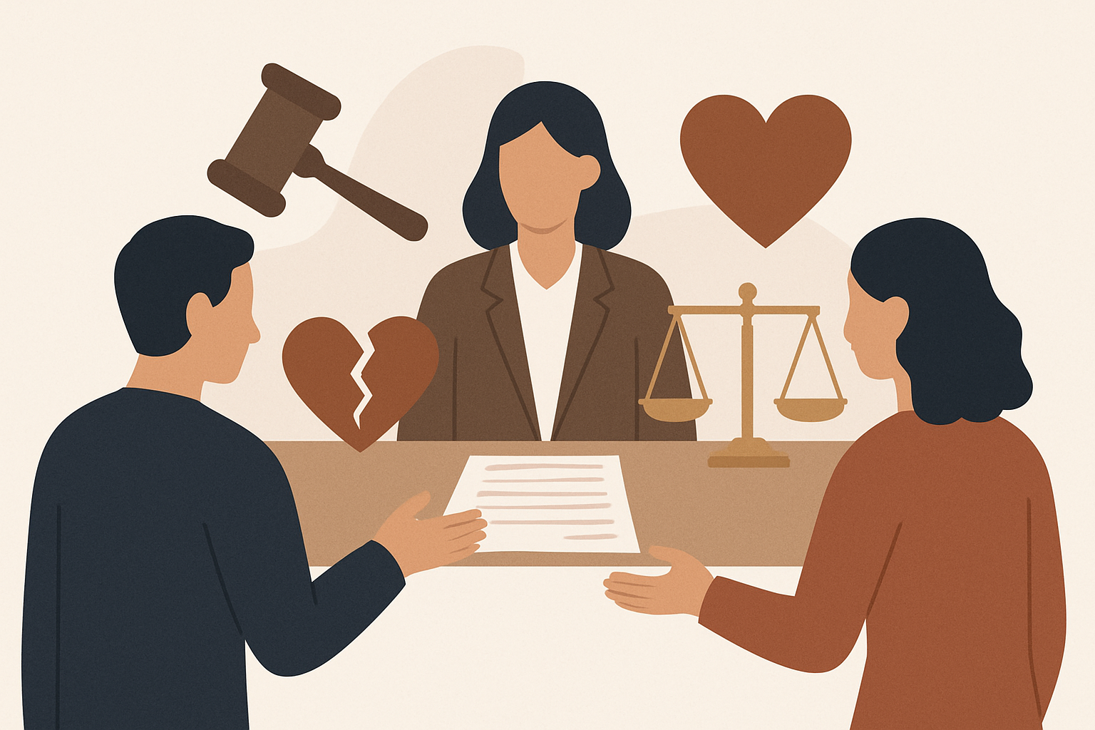 Divorce amiable vs contentieux : comparaison 2026