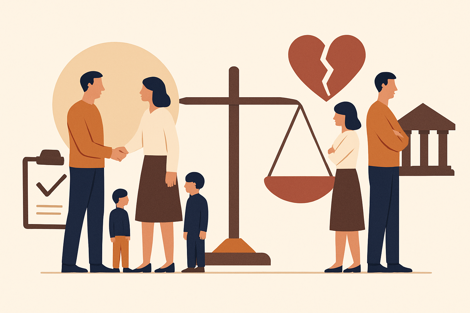 Divorce amiable vs contentieux : comparaison 2026