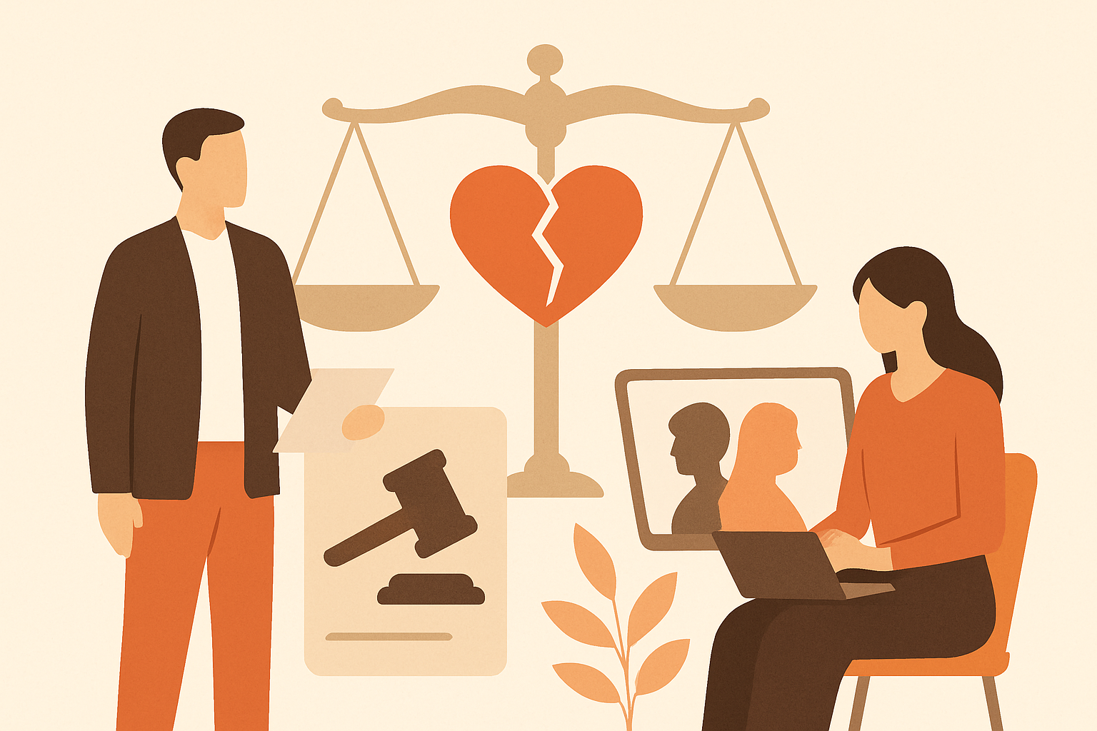 Divorce en ligne vs traditionnel : comparaison 2026