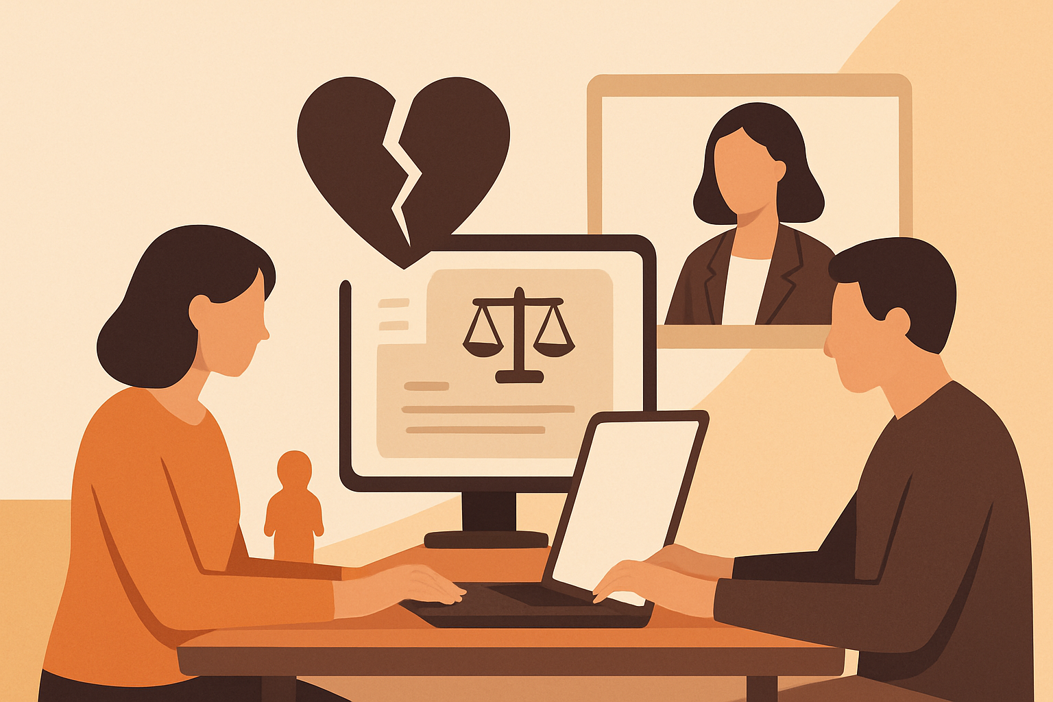 Divorcer à l'amiable en ligne en 2026 : ce qui est possible