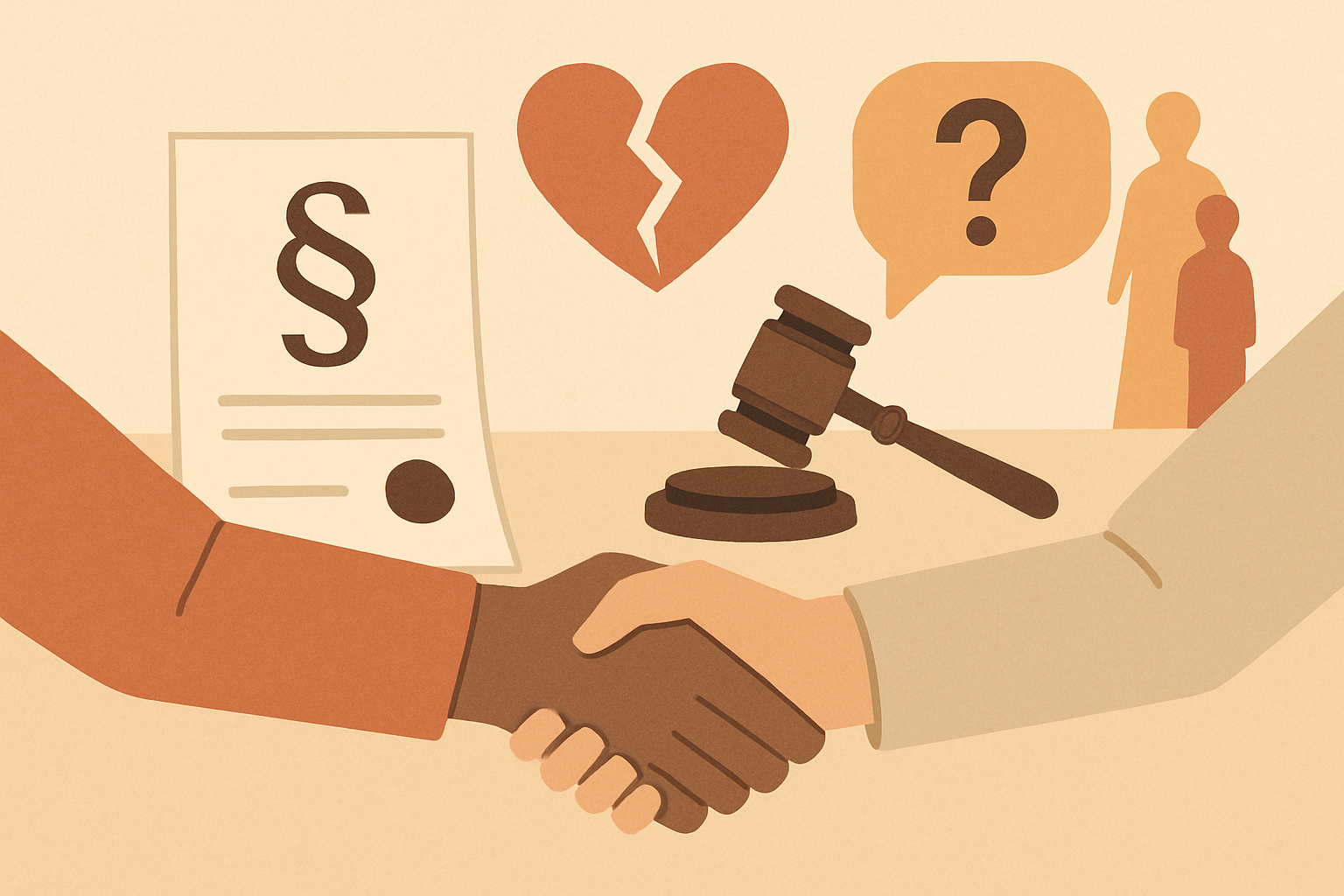 Faut-il être d'accord sur tout pour divorcer à l'amiable ?