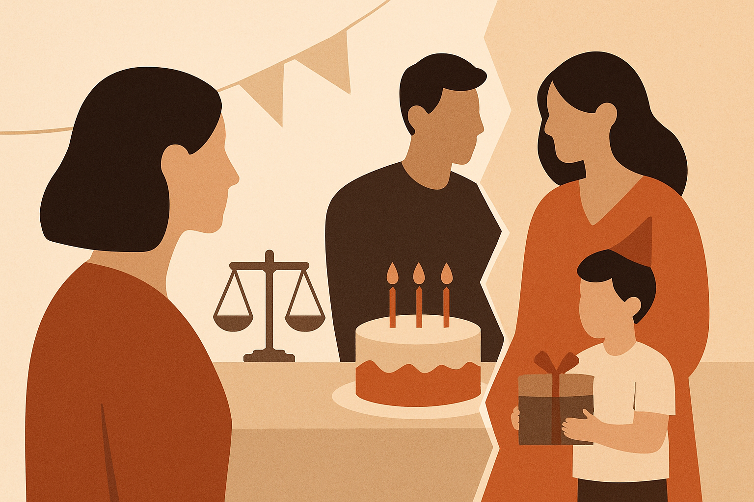 Fêtes et anniversaires après le divorce : guide 2026