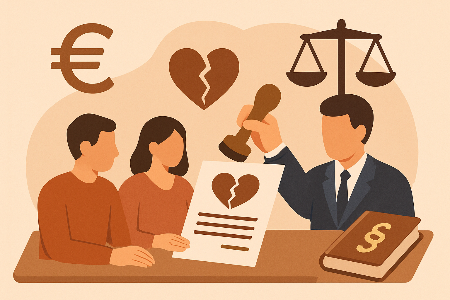 Frais de notaire divorce amiable : coût exact 2026