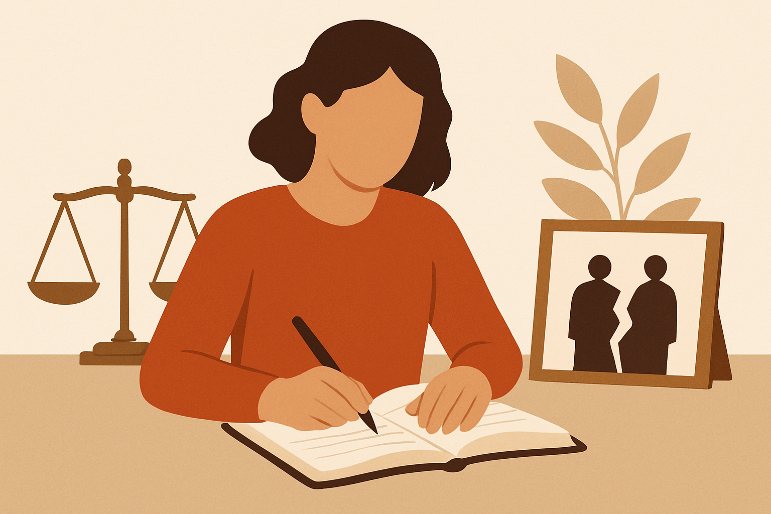Journal intime et écriture thérapeutique pendant le divorce