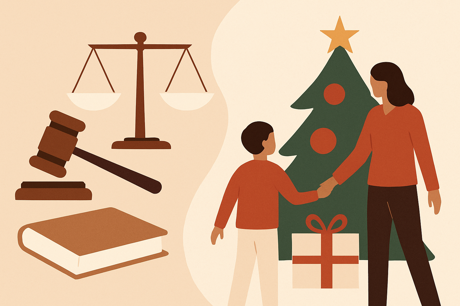 Noël divorcé : gérer les fêtes en parent solo 2026