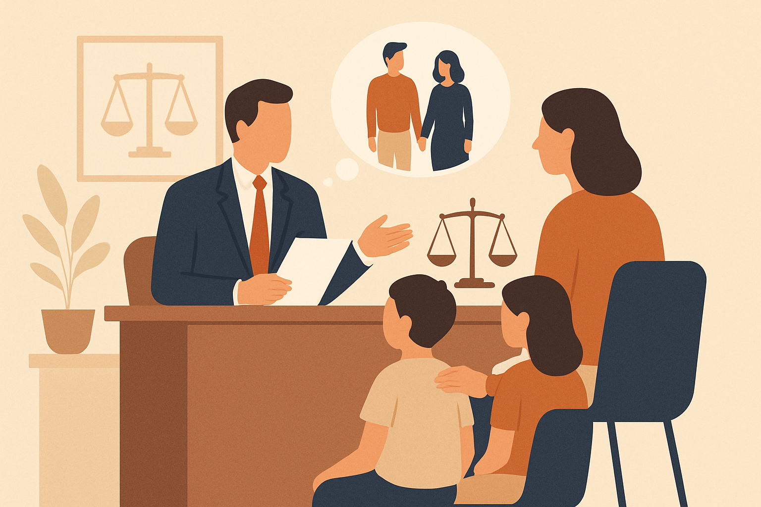 Parler de la nouvelle vie de l'autre parent aux enfants