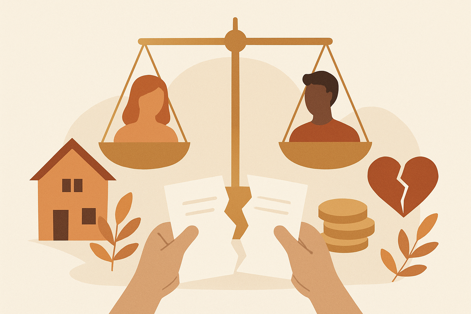Partage des biens dans le divorce amiable 2026