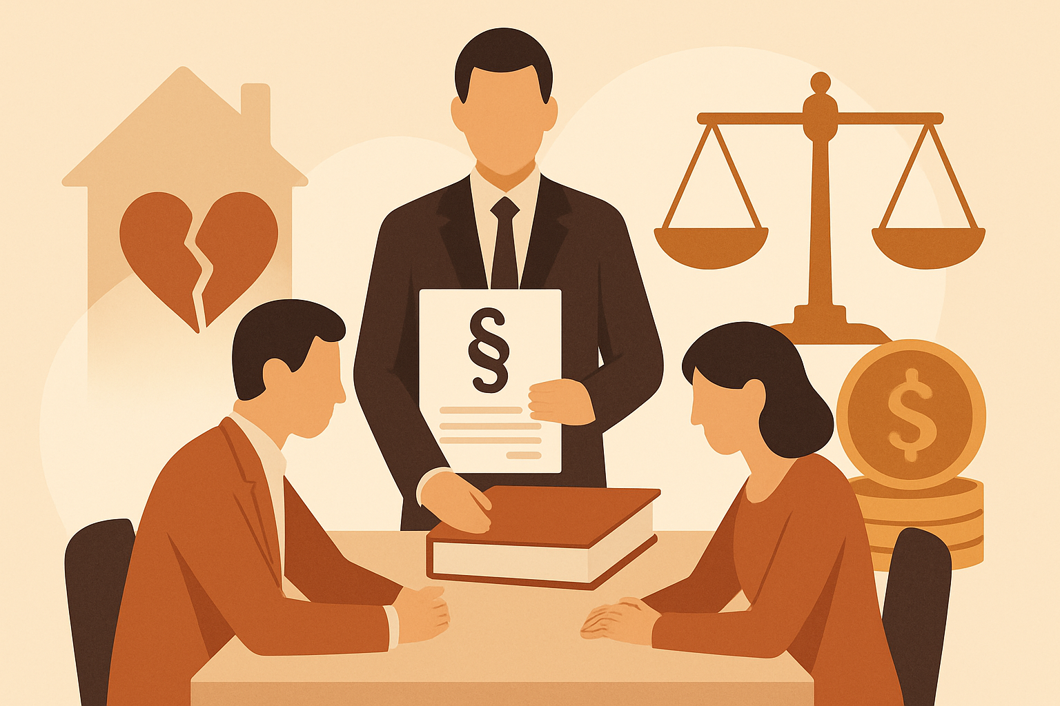 Prix du notaire en divorce amiable 2026 : détail complet