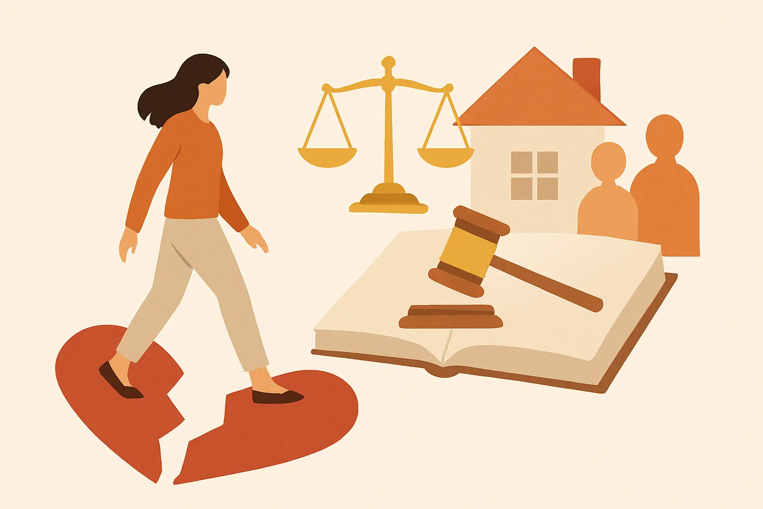 Reconstruction après divorce : les 6 premiers mois