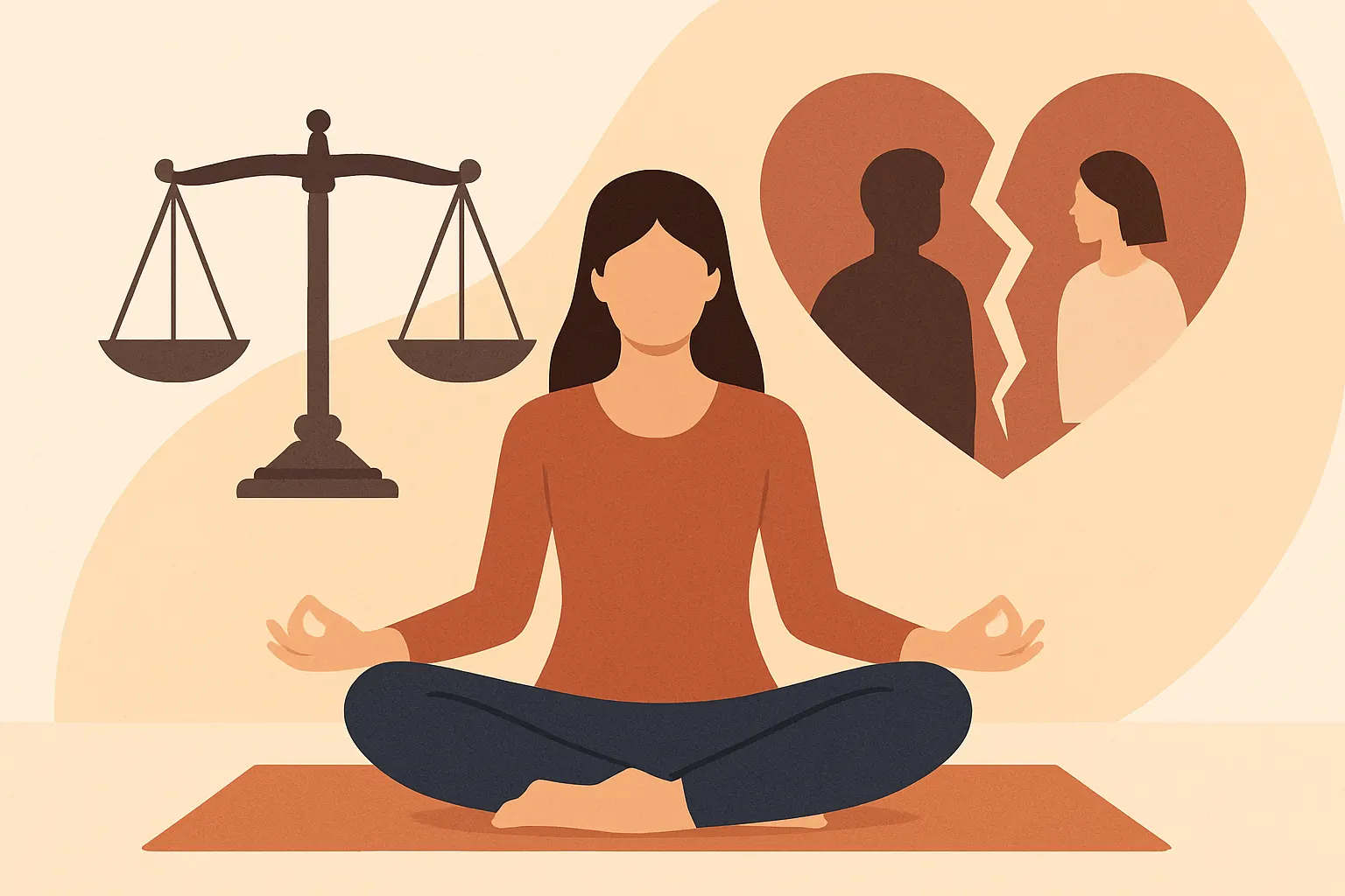 Yoga et méditation pendant le divorce : guide 2026